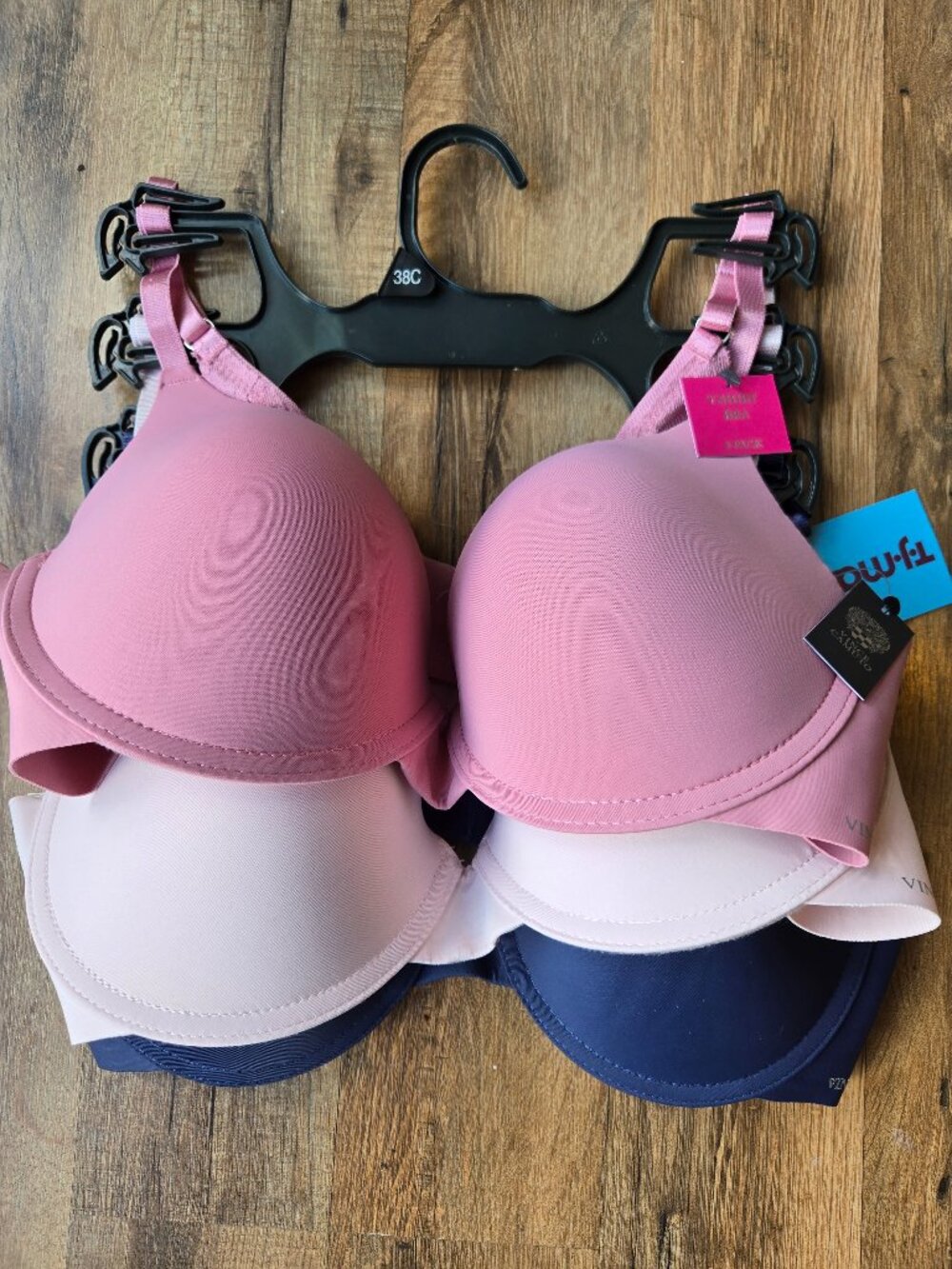 Three Vince Camuto T-Shirt Bras Size 38C